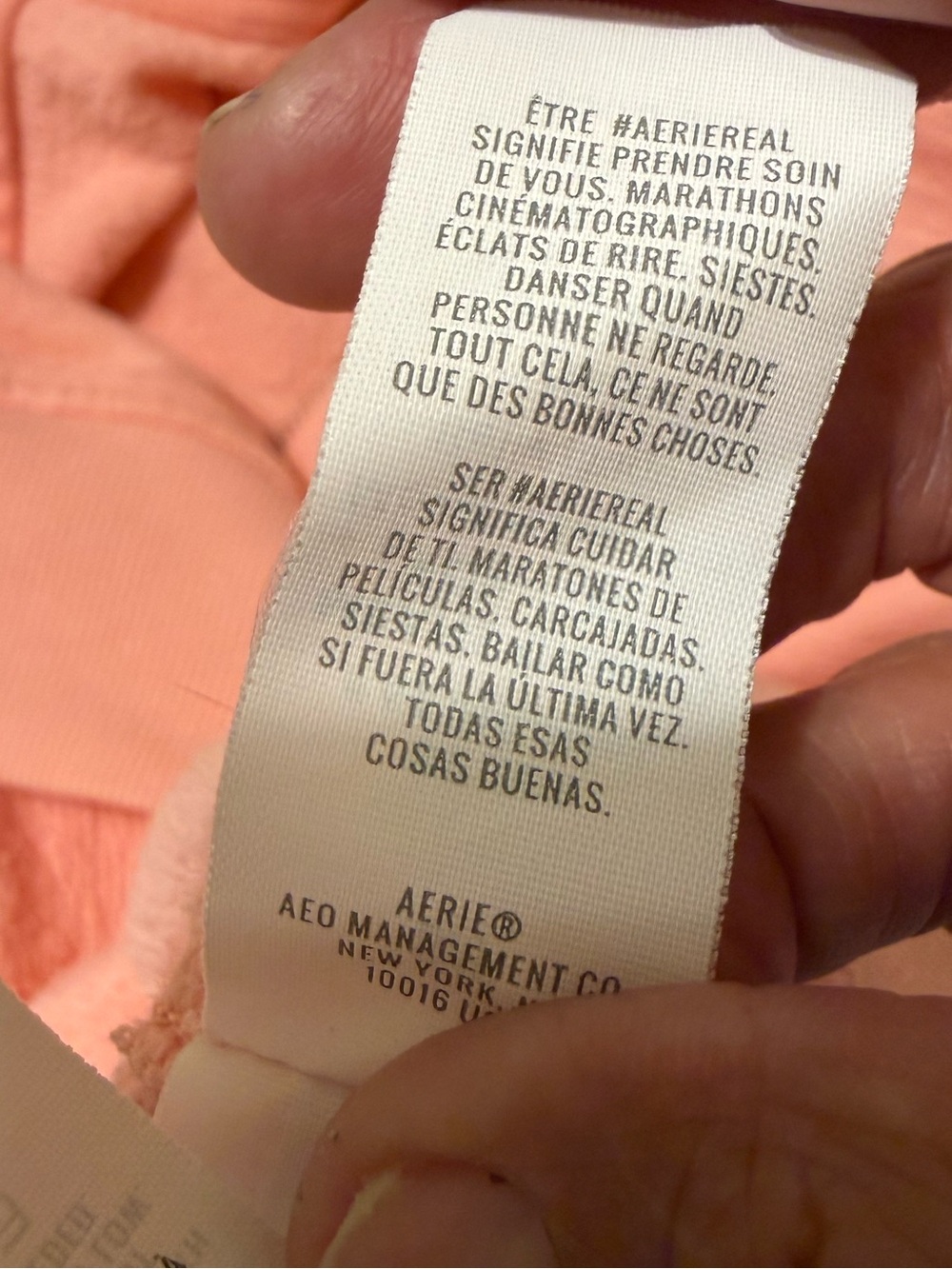 Aerie Quarter Zip Pullover Hoodie Sweatshirt Cropped Oversized Pink Size S - Picture 11 of 12